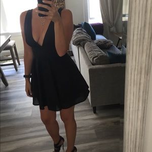 Black Deep V Dress (New Photos Added!)